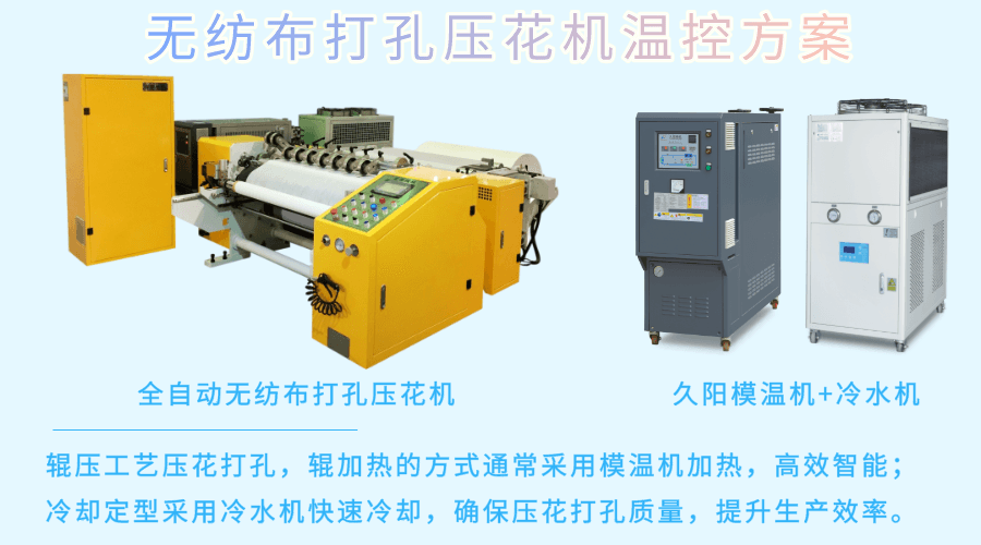 全自動無紡布打孔壓花機專用模溫機冷水機